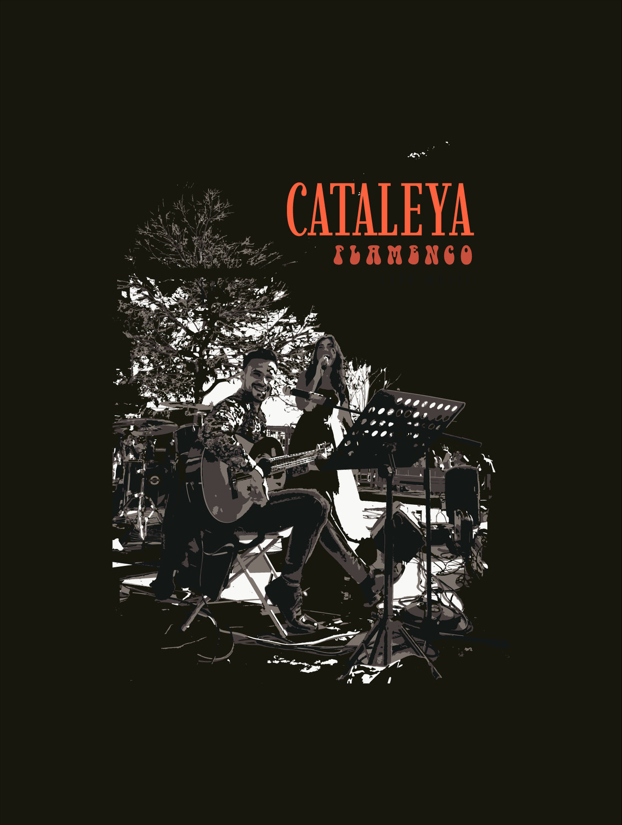 Cataleya Flamenco — variante negra del cartel