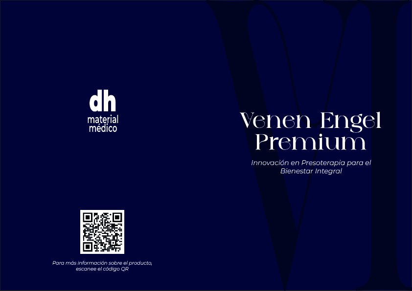 DH Material Médico — exterior del díptico
