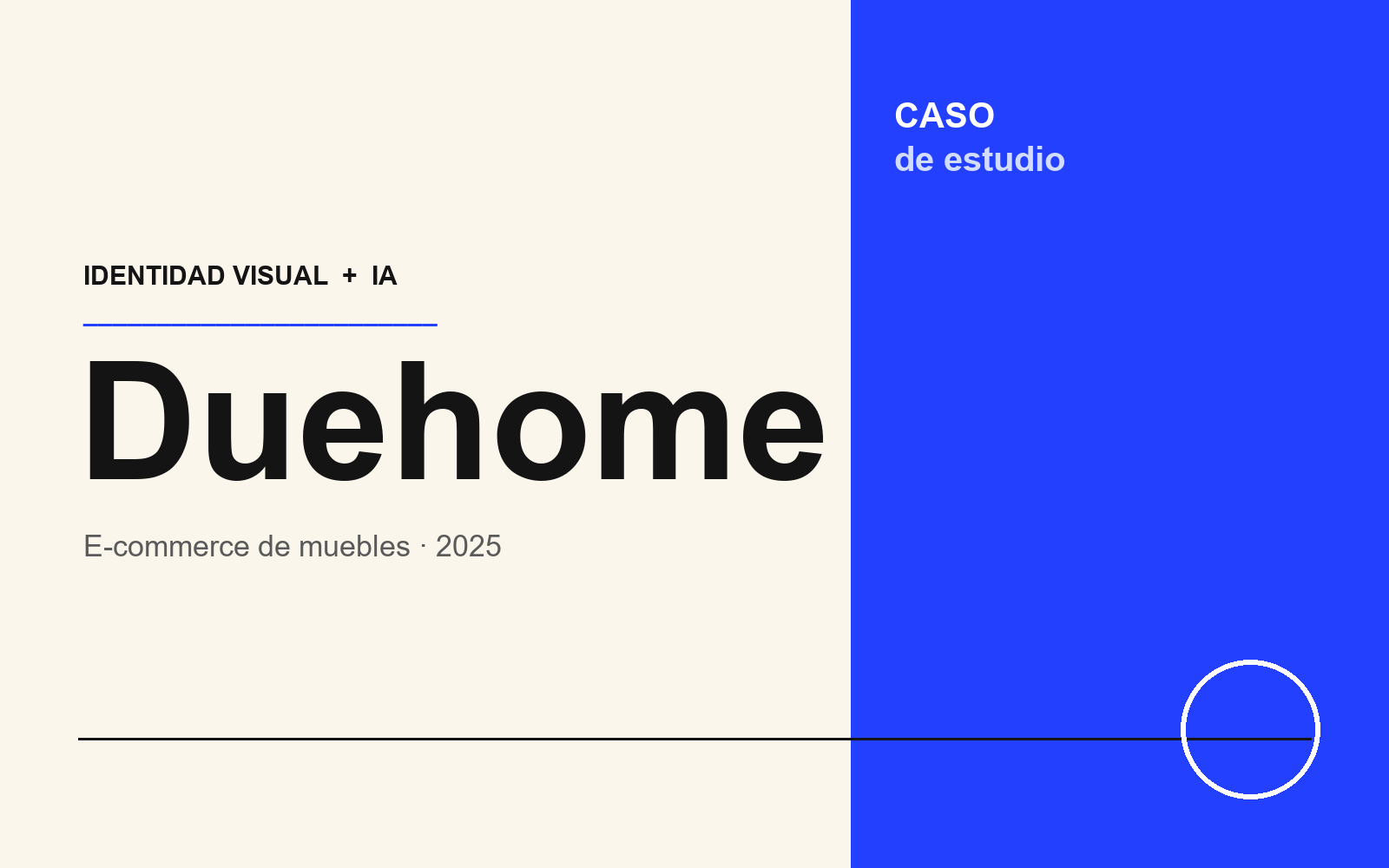 Duehome — Identidad visual + IA