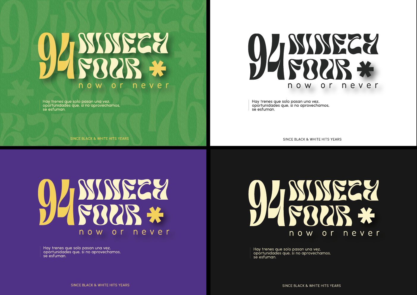 Branding & cartelería — Identidades y carteles