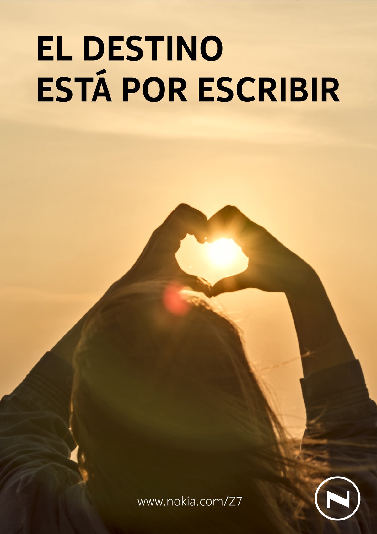 Nokia — manos formando un corazón